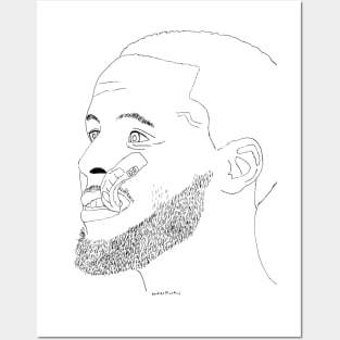 Steph Curry (transparent background) Posters and Art